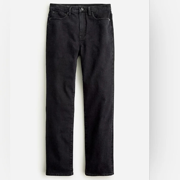 J. Crew Classic Straight Denim Jean in Black Wash Women's Size 25 Like New - Picture 1 of 6